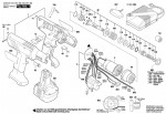 Bosch 0 602 491 437 BT EXACT 4 Cordless Screw Driver Spare Parts